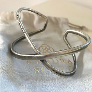Kendra Scott Stella Cuff Bracelet in AntiqueSilver